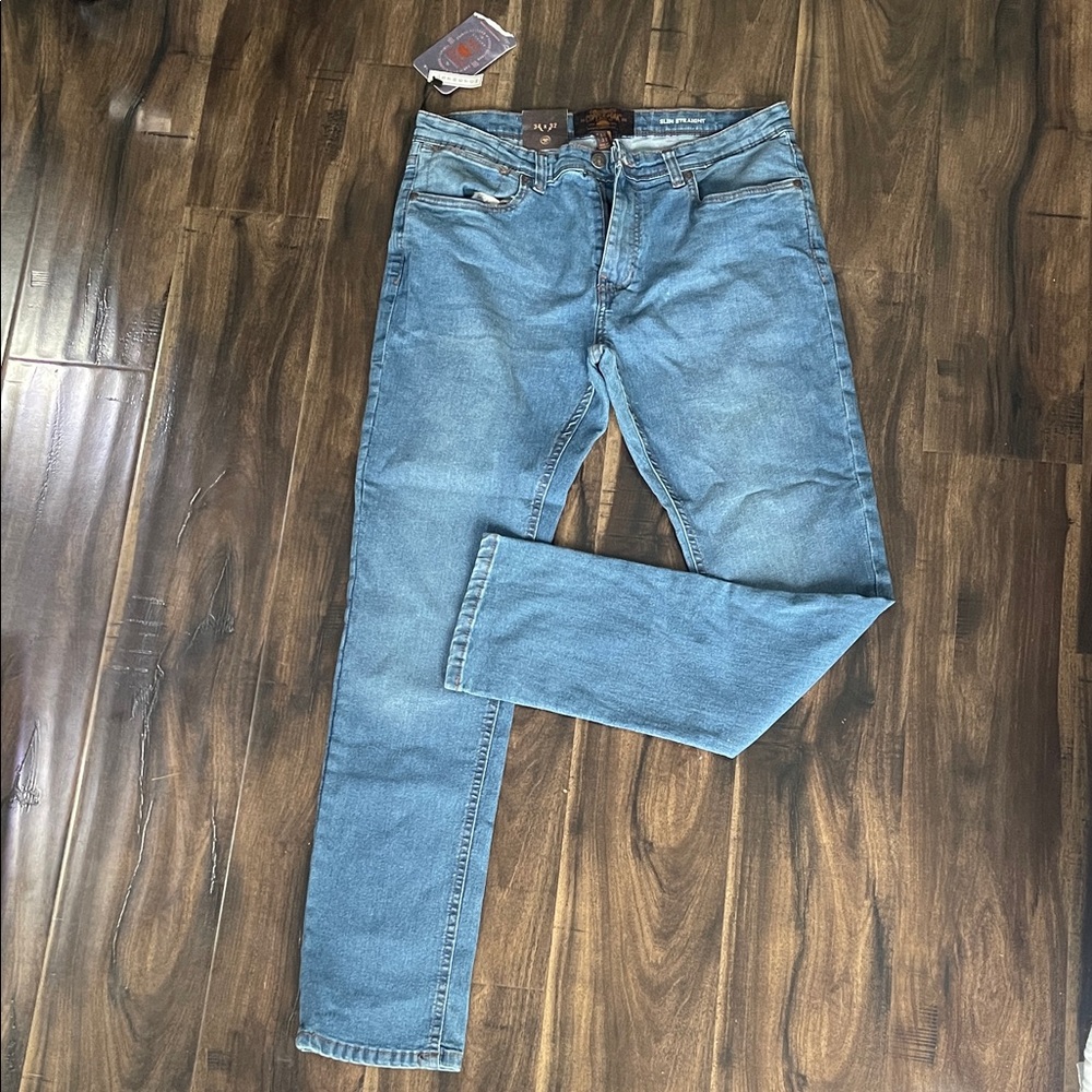 Classic Slim Fit Denim Jeans
